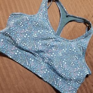 NWOT Zyia Sprig Blossom Sports Bra M
